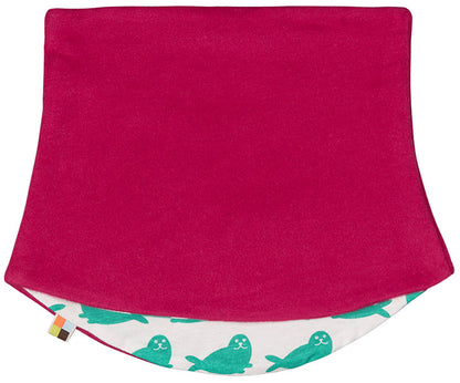 Loud+Proud Wende Loop Schlauchschal Fleece beere