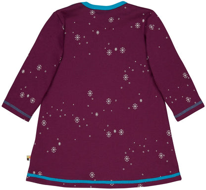 Loud + Proud Langarm Kleid Plum Schneeflocke