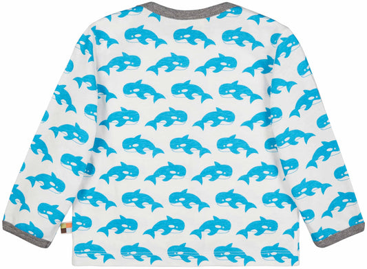 Loud + Proud Langarm Shirt Wale aqua
