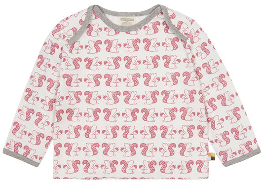 Loud + Proud Langarm Shirt Eichhörnchen Mauve