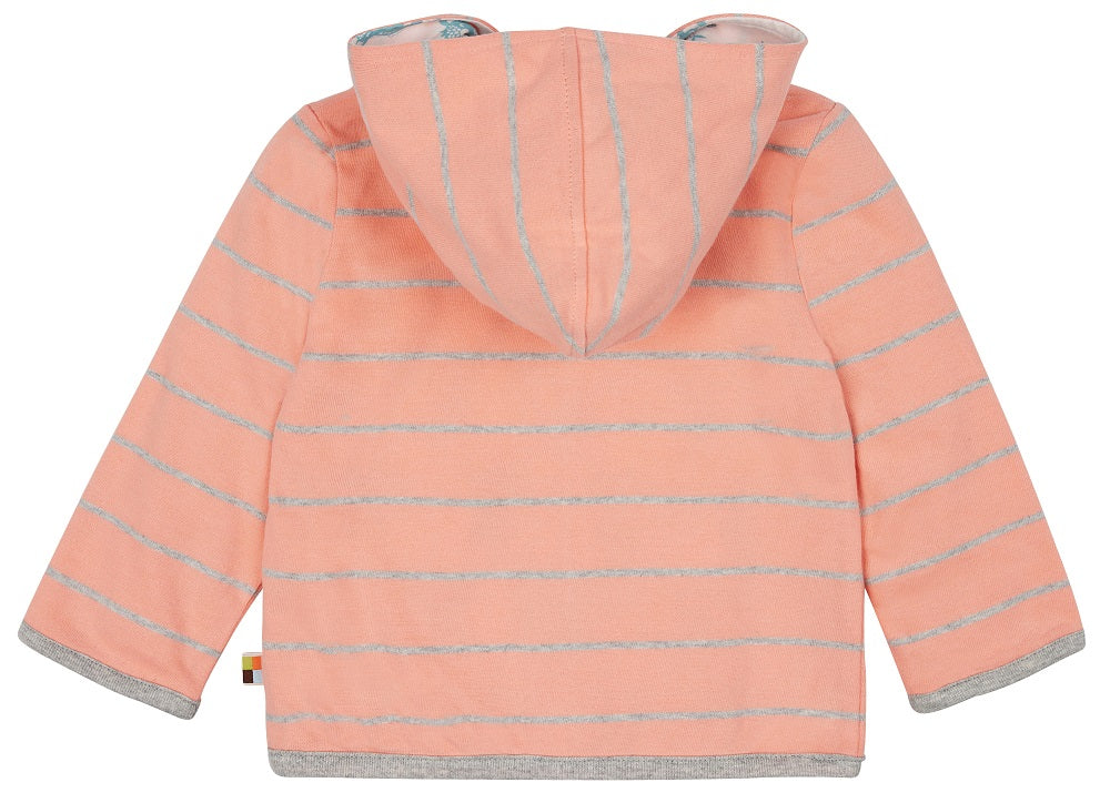 Loud + Proud Wende Kapuzenjacke peach mit hellblauen Koalas