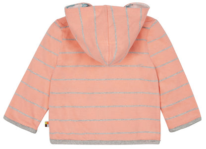 Loud + Proud Wende Kapuzenjacke peach mit hellblauen Koalas