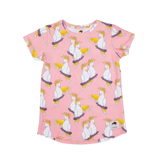 Mullido Kurzarm Shirt Kakadu rosa