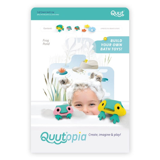 Quutopia 3D Badespielzeug Frog Pond