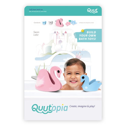 Quutopia 3D Badespielzeug Swan Lake