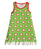 Moromini ärmelloses Kleid mit Fransen Peace Flower