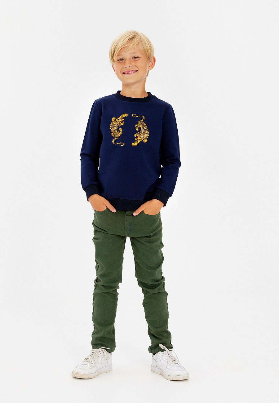 THE NEW Sweatshirt TNDavido Tiger Navy Blazer