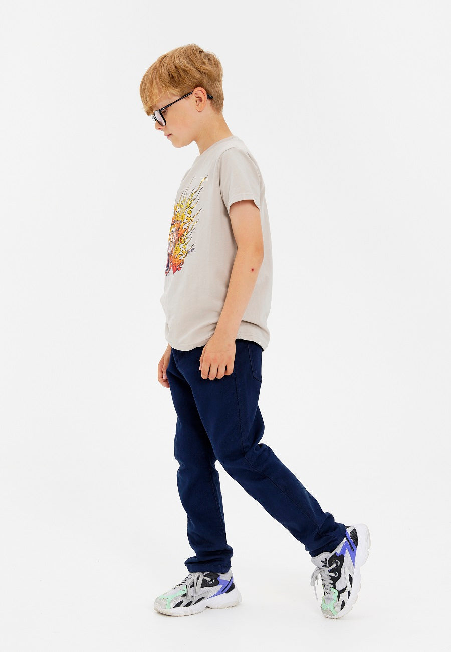 THE NEW Kurzarm Shirt TNDOZE Chateau Gray