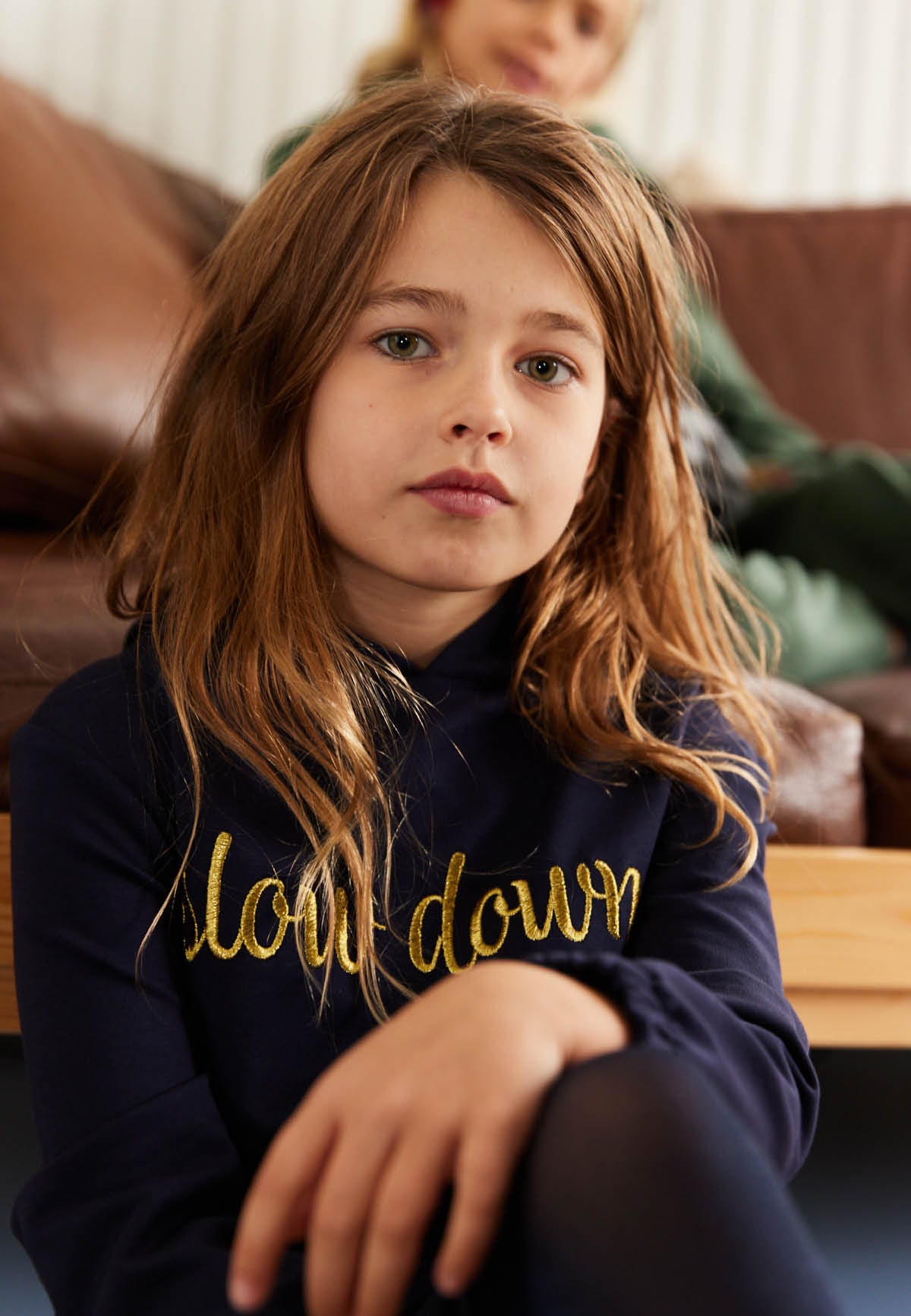 THE NEW Langarm Sweat Kleid TNDEBORA Navy Blazer