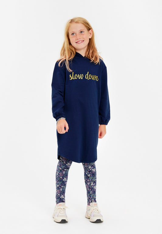 THE NEW Langarm Sweat Kleid TNDEBORA Navy Blazer