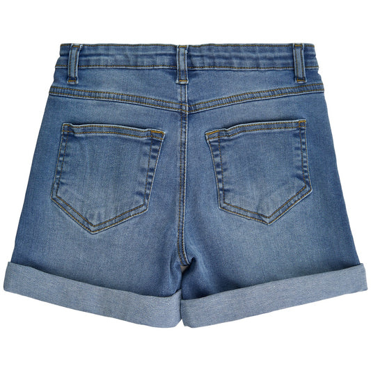 THE NEW TNBASTA Jeans Short LIGHT BLUE WASHED