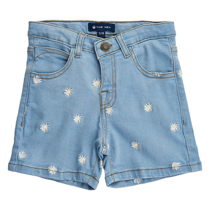 THE NEW Jeans Short TNBROIDERY Light blue