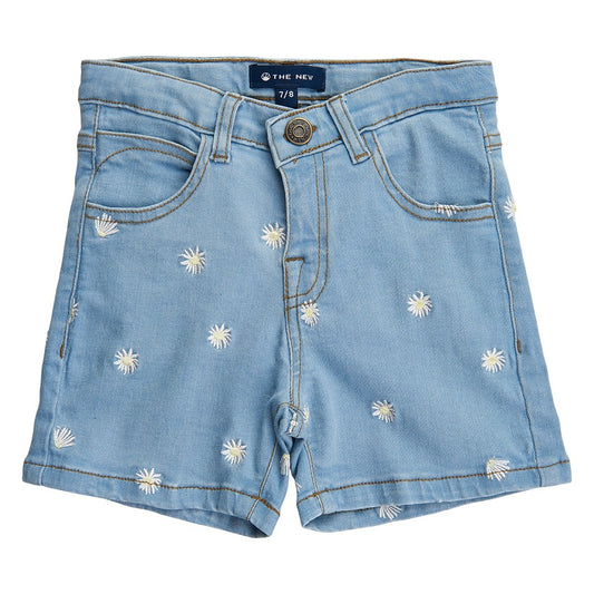 THE NEW Jeans Short TNBROIDERY Light blue