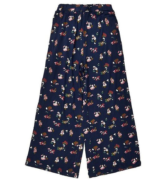 THE NEW Hose weit VIVIENNE navy mit Blumen