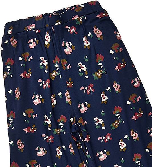 THE NEW Hose weit VIVIENNE navy mit Blumen