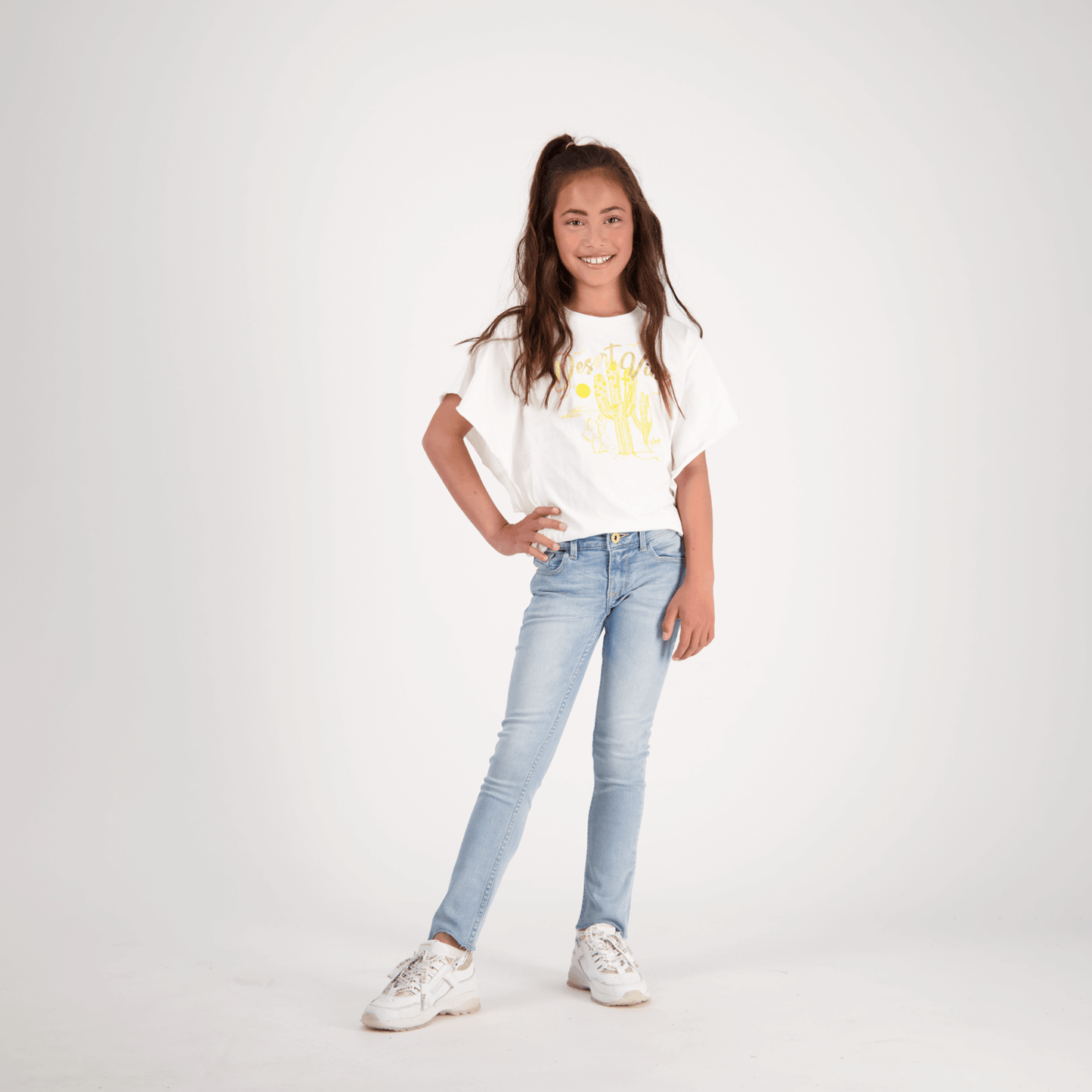 Vingino Mädchen Skinny Jeans AMIA CROPPED Light Indigo