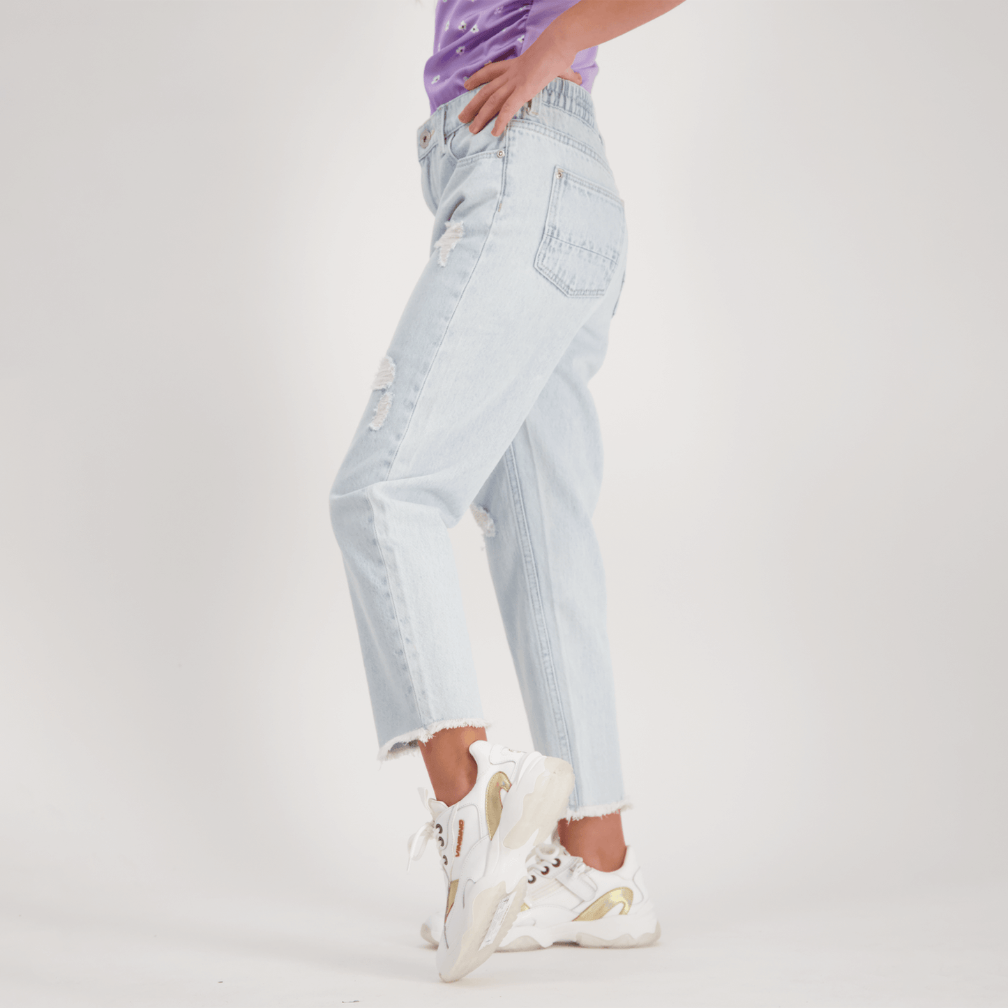 Vingino Mädchen Jeans CHIARA WAISTBAND Light Bleach