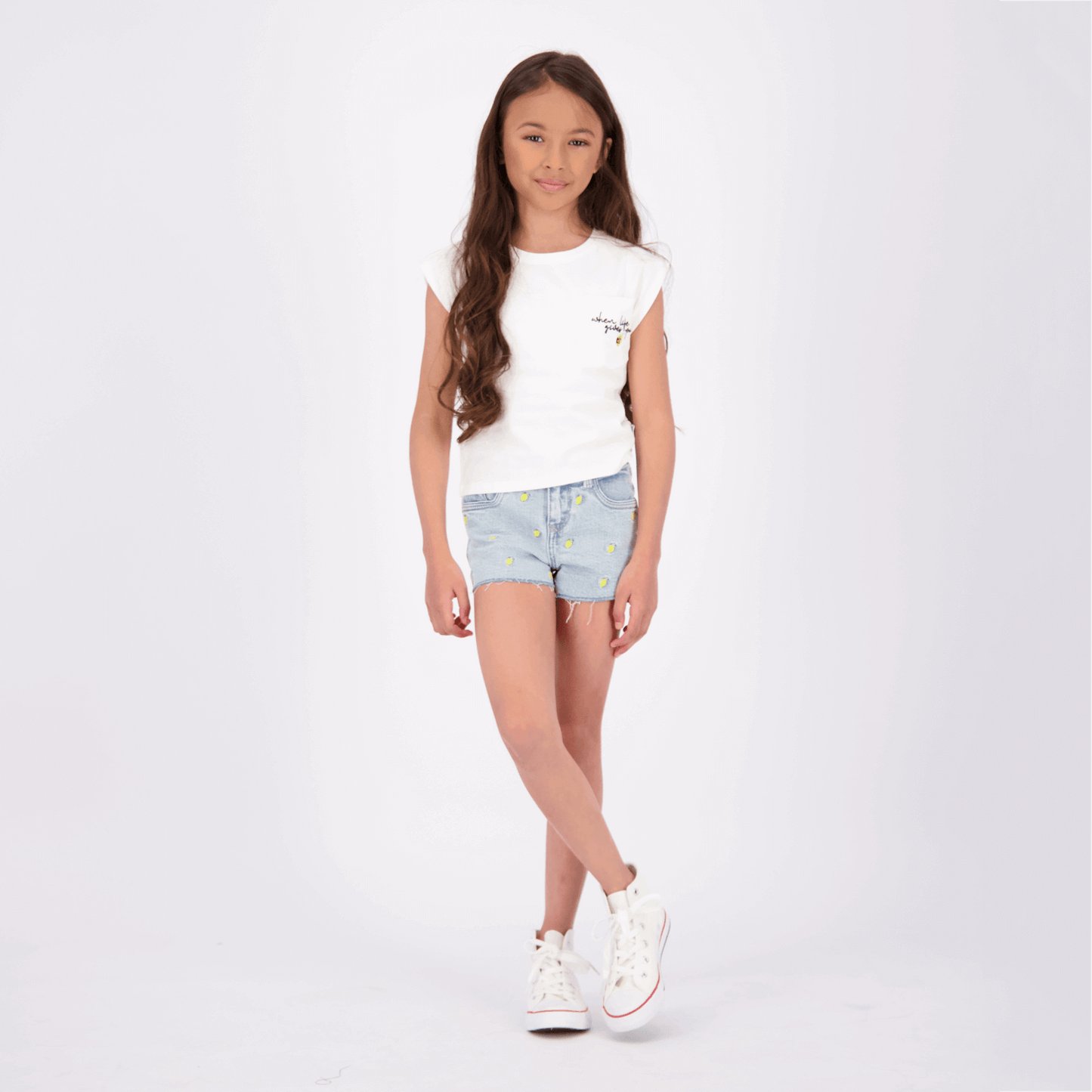 Vingino Hot Pant DAFINA LEMON Light Bleach