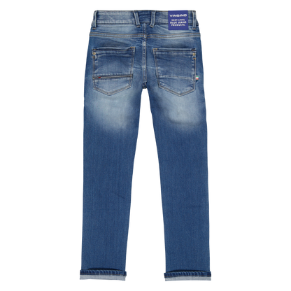 Vingino Jungen Jeans DAVIDE Blue Vintage Slim Fit