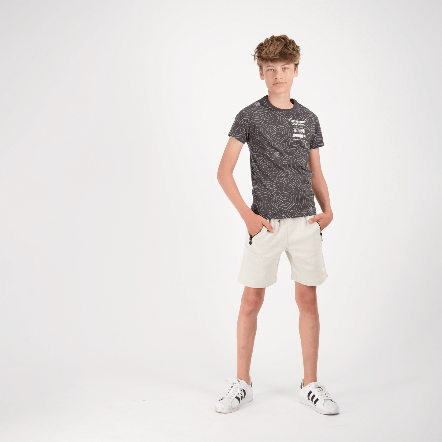 Vingino Kurzarm Shirt HEFFER Metal Grey