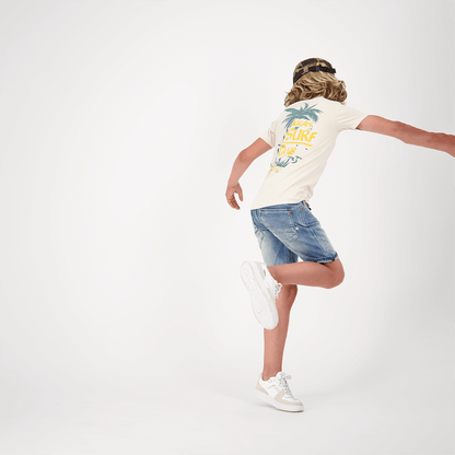 Vingino Kurzarm Shirt HUWY Beach White