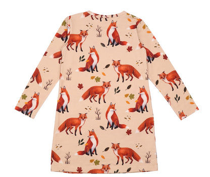 Walkiddy Langarm Tunika Red Foxes