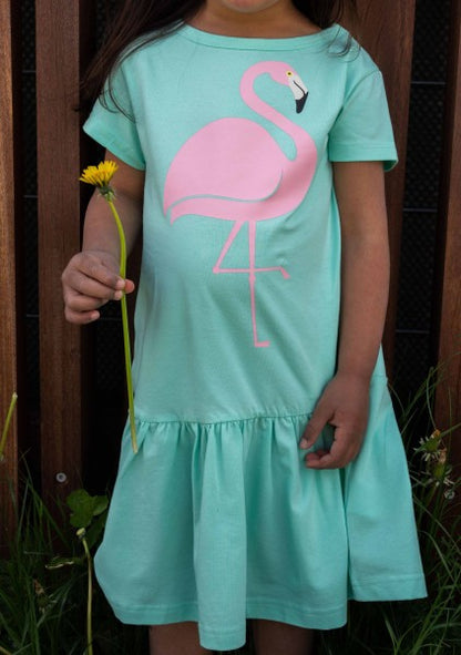 DYR Kurzarm Kleid Zanzi Fresh Mint FLAMINGO