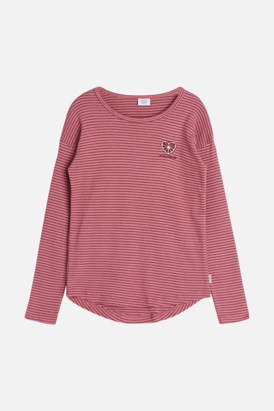 Hust & Claire Abira Langarm Shirt Dusty rose