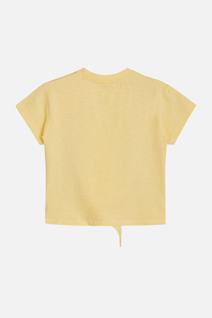 Hust & Claire Adrina Kurzarm Shirt gelb