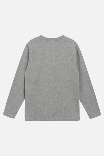 Hust & Claire Adam Langarm Shirt Light grey melange