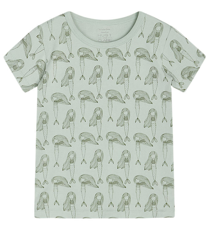 Hust & Claire Bambus Kurzarm Shirt ASU Meerjungfrau grün