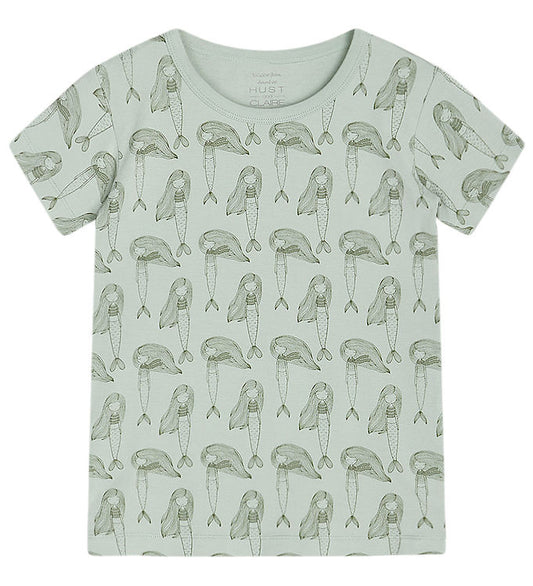 Hust & Claire Bambus Kurzarm Shirt ASU Meerjungfrau grün