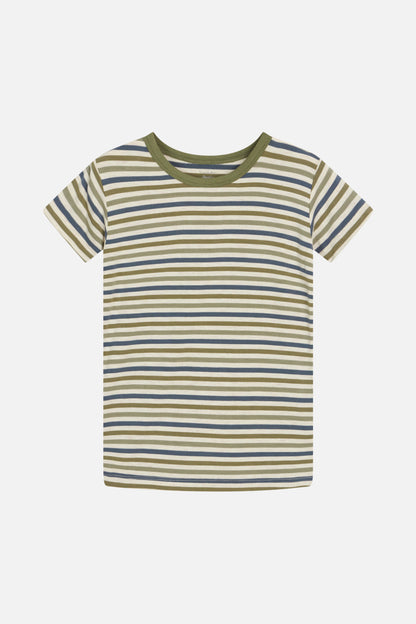 Hust & Claire Bambus Kurzarm Shirt ASU blau-grün