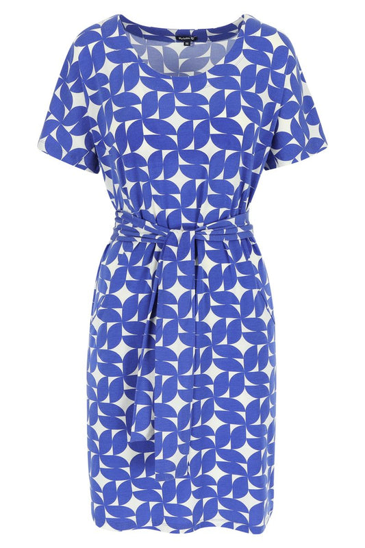Lily Balou Damen Viviana short sleeve dress Cobalt Dream