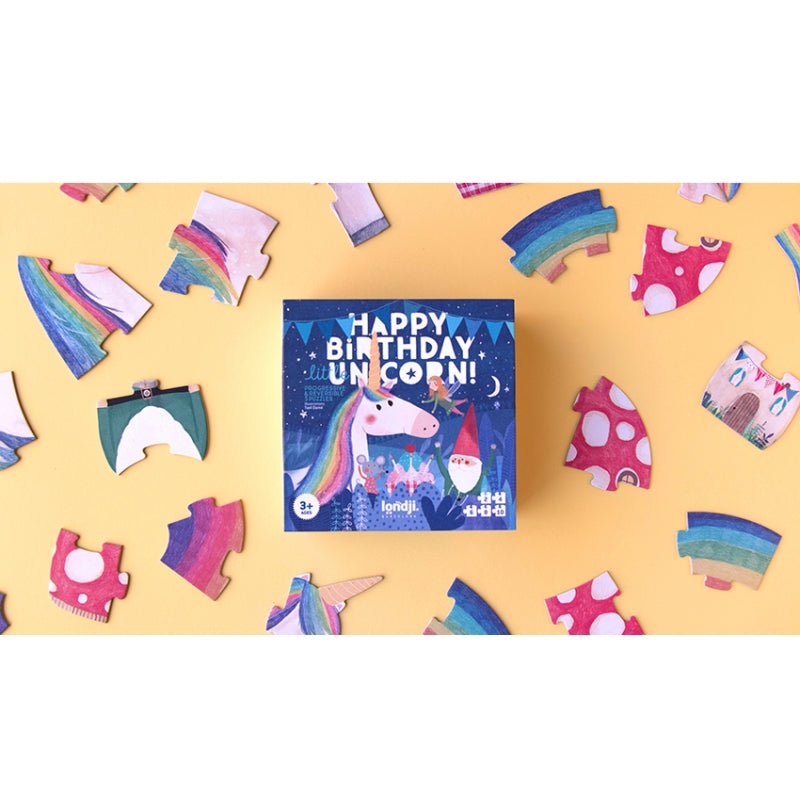 londji Puzzle - Happy Birthday Unicorn