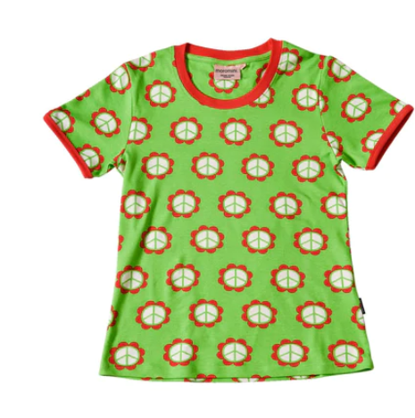 Moromini Kurzarm Shirt  Peace flower