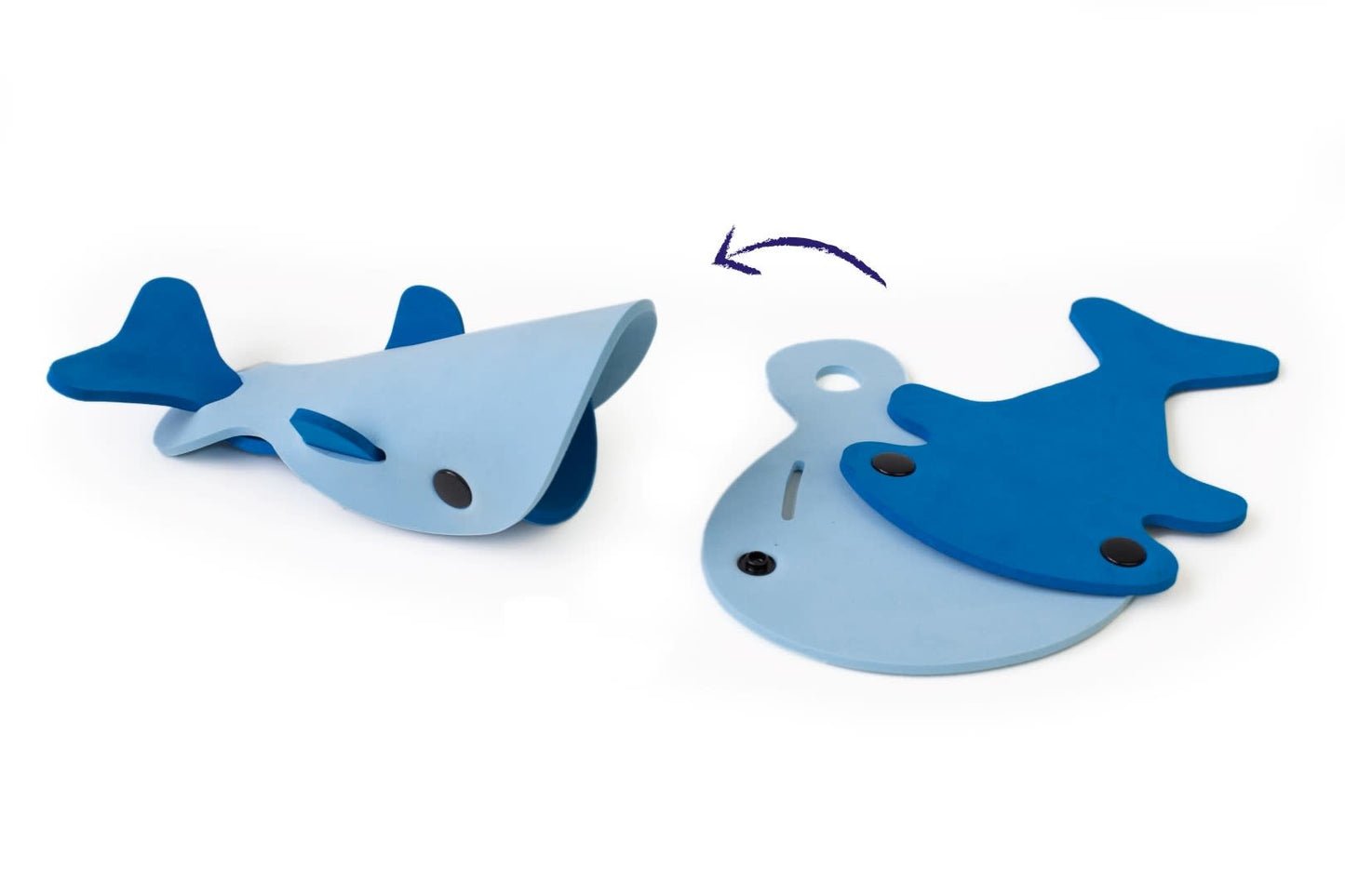 Quutopia 3D Badespielzeug Sea Whales