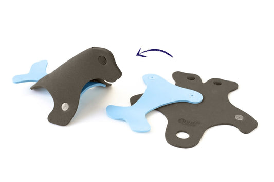 Quutopia 3D Badespielzeug Seal Island