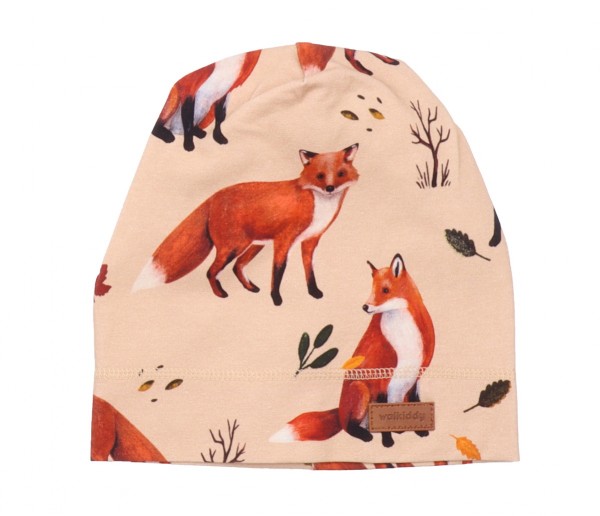 Walkiddy Beanie Mütze Red Foxes