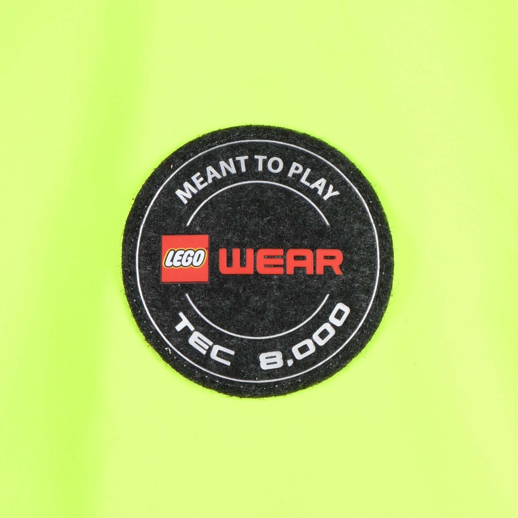 LEGO dünne Regenjacke Outdoorjacke LWJORI 206 grau-gelb | Jacken |Mädchen  |Fannyswelt