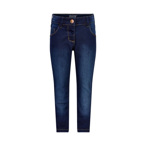 Minymo Mädchen Jeans stretch slim fit Dark Blue Denim