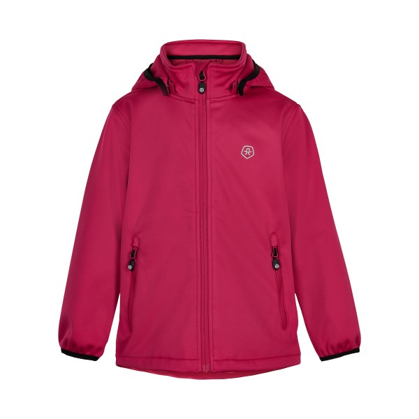 Color Kids Softshell Jacke Cerise