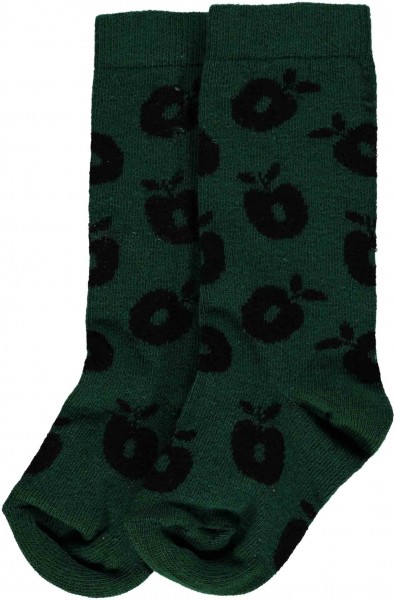 smafolk Kniestrümpfe Äpfel Hunter Green