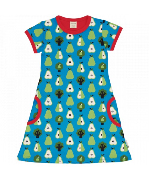 maxomorra Kurzarm Kleid PEAR