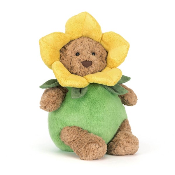 Jellycat Bartholomew Bear im Narzissenoutfit 26cm