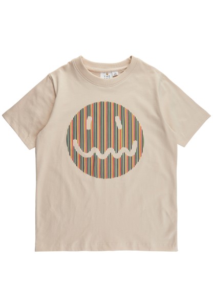 THE NEW Kurzarm Shirt TNBITE Smiley White Swan