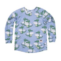 Mullido Langarm Shirt Krokodil Blau Mullido Langarm Shirt Krokodil Blau