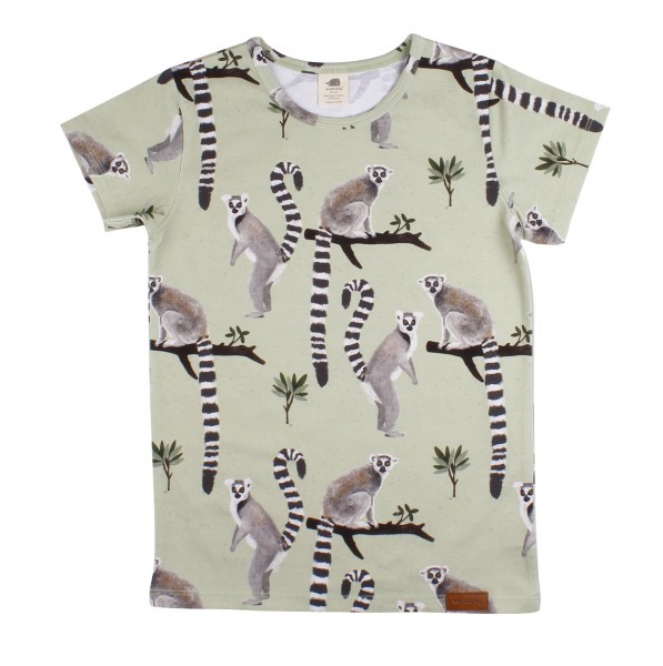 Walkiddy Kurzarm Shirt Lemuren