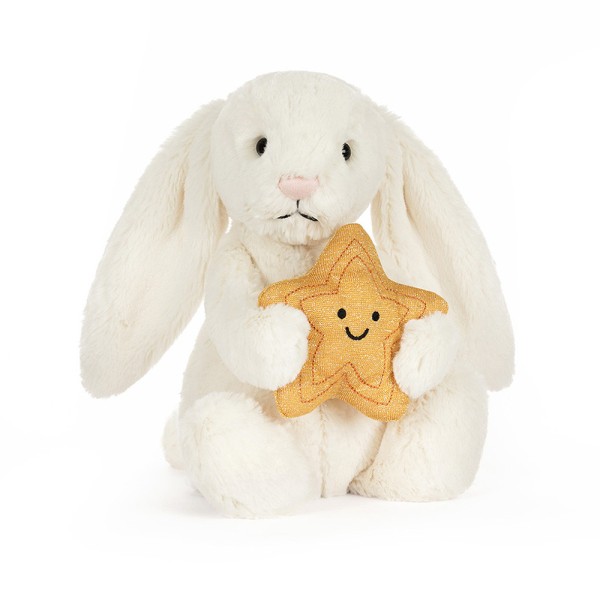 Jellycat Cream Bunny with Star 31cm