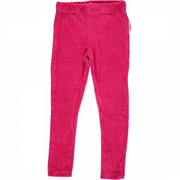 maxomorra Velour Nicki Legging pink
